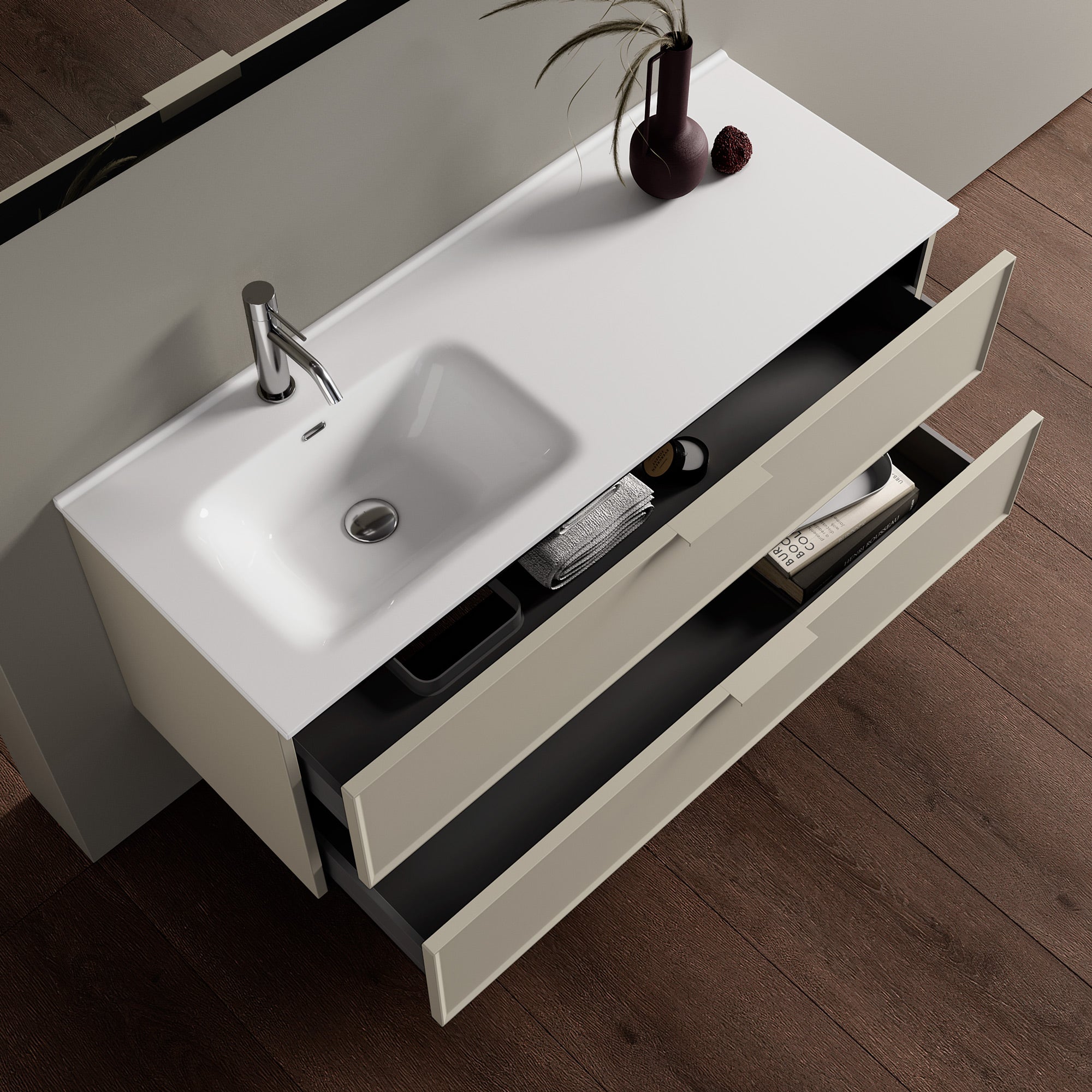 Composizione vasca SX ZEFIRA